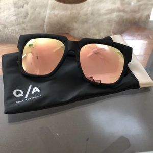 Quay on the prowl sunglasses worn once